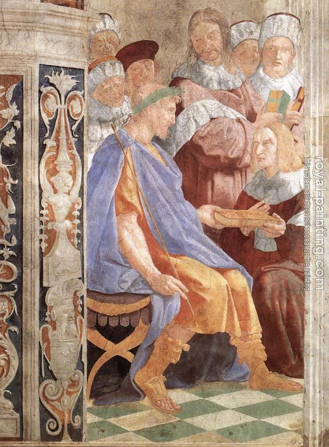Raphael : Justinian Presenting the Pandects to Trebonianus